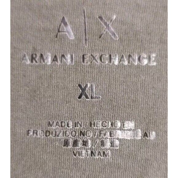 Armani Exchange Men's Short-Sleeve Crewneck Box Logo T-Shirt- XL - Picture 2 of 8
